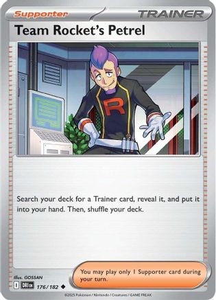 Team Rocket's Petrel ( 176/182) [SV10 Destined Rivals] (Reverse Holofoil)