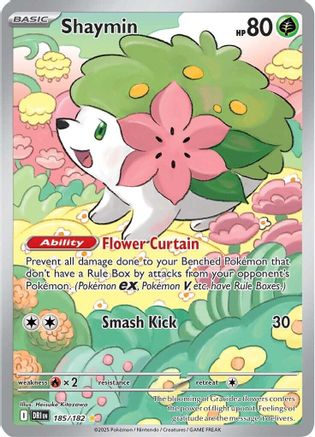 Shaymin (185/182) [SV10 Destined Rivals] (Holofoil)