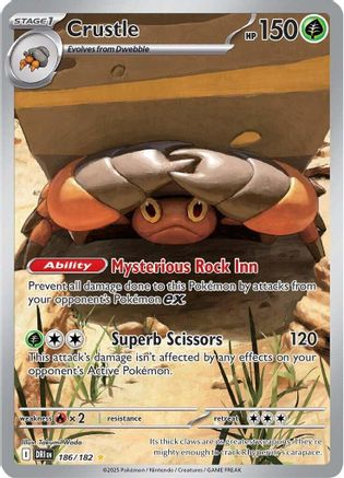 Crustle (186/182) [SV10 Destined Rivals] (Holofoil)