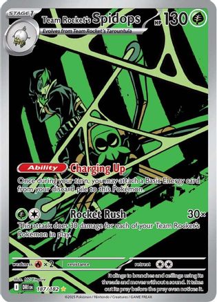 Team Rocket's Spidops (187/182) [SV10 Destined Rivals] (Holofoil)
