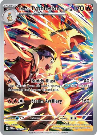 Ethan's Typhlosion ( 190/182) [SV10 Destined Rivals] (Holofoil)