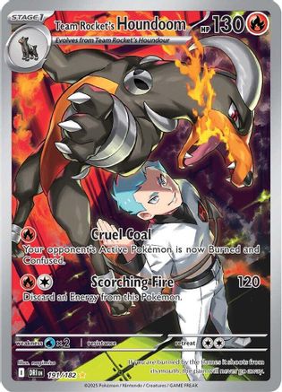 Team Rocket's Houndoom (191/182) [SV10 Destined Rivals] (Holofoil)