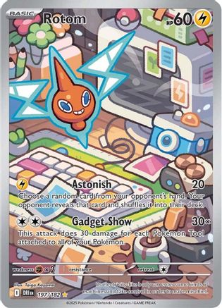 Rotom (197/182) [SV10 Destined Rivals] (Holofoil)
