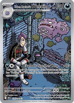 Team Rocket's Weezing (199/182) [SV10 Destined Rivals] (Holofoil)