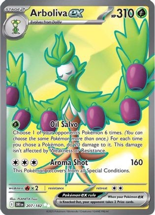 Arboliva ex (207/182) [SV10 Destined Rivals] (Holofoil)