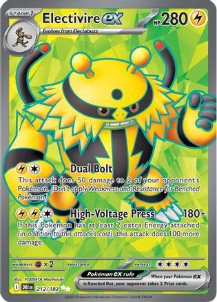 Electivire ex ( 212/182) [SV10 Destined Rivals] (Holofoil)