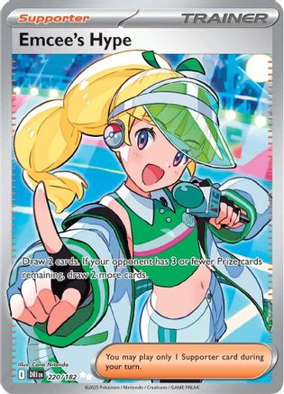 Emcee's Hype (220/182) [SV10 Destined Rivals] (Holofoil)