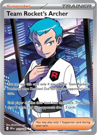 Team Rocket's Archer (223/182) [SV10 Destined Rivals] (Holofoil)