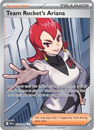 Team Rocket's Ariana (224/182) [SV10 Destined Rivals] (Holofoil)