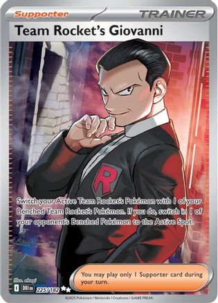 Team Rocket's Giovanni (225/182) [SV10 Destined Rivals] (Holofoil)