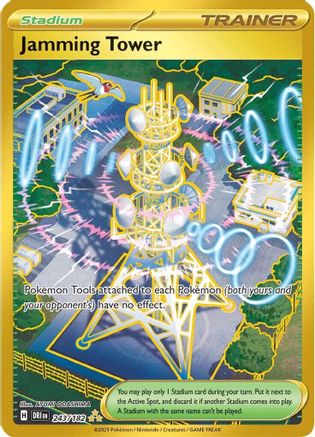 Jamming Tower ( 243) [SV10 Destined Rivals] (Holofoil)