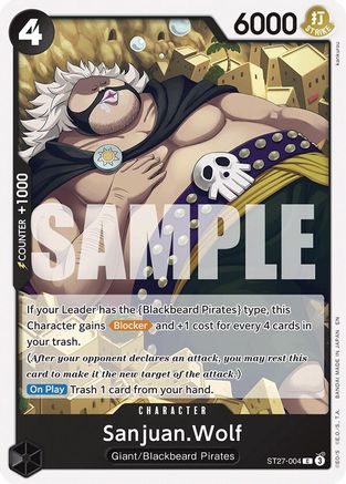 Sanjuan.Wolf [Starter Deck 27: BLACK Marshall.D.Teach] Common
