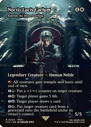 Noctis Lucis Caelum - Kenrith, the Returned King (Showcase) [FINAL FANTASY: Through the Ages] Rare