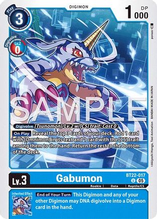 Gabumon  (BT22-017) [Cyber Eden]