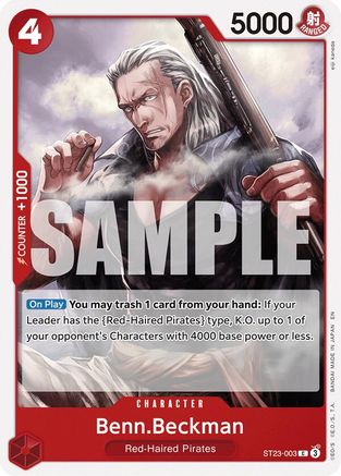 Benn.Beckman [Starter Deck 23: RED Shanks] Common