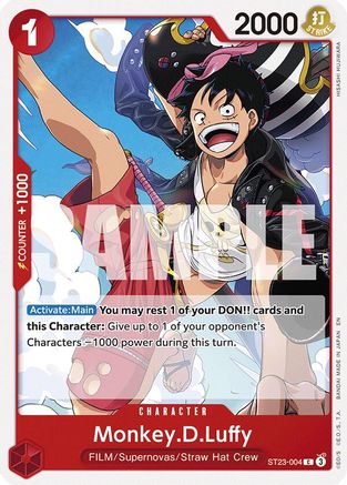 Monkey.D.Luffy [Starter Deck 23: RED Shanks] Common