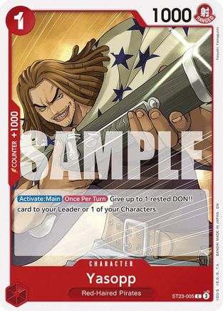 Yasopp [Starter Deck 23: RED Shanks] Common
