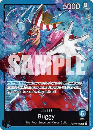 Buggy (OP09-042) [Starter Deck 25: BLUE Buggy] Leader