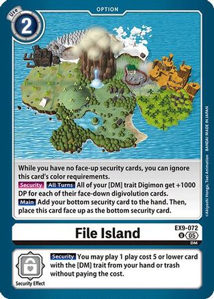 File Island  (EX9-072) [Versus Monsters]