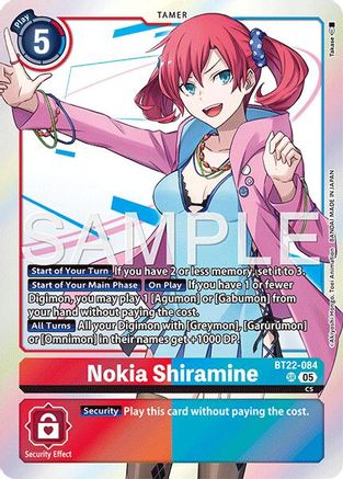 Nokia Shiramine  (BT22-084) [Cyber Eden] Foil