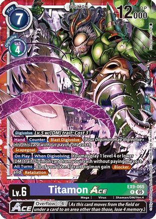 Titamon ACE  (EX9-065) [Versus Monsters] Foil