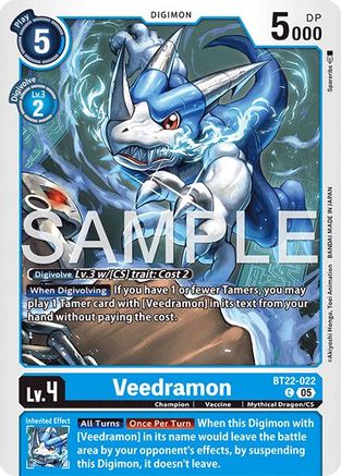 Veedramon  (BT22-022) [Cyber Eden]