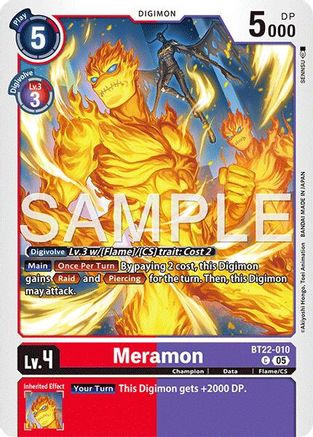 Meramon  (BT22-010) [Cyber Eden]