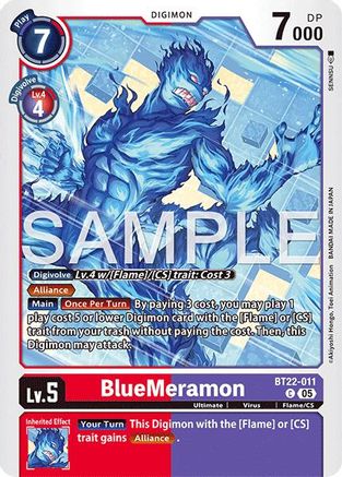 BlueMeramon  (BT22-011) [Cyber Eden]
