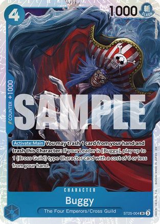 Buggy (004) [Starter Deck 25: BLUE Buggy] Super Rare