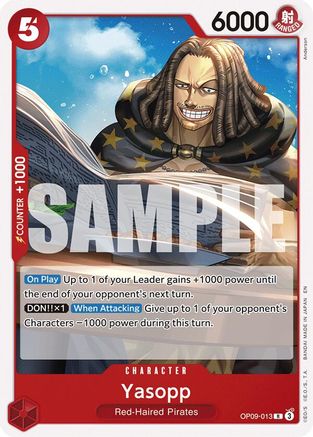 Yasopp (Reprint) [Starter Deck 23: RED Shanks] Rare