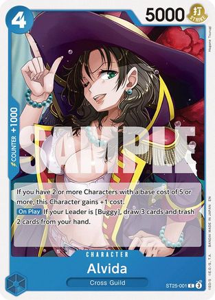 Alvida [Starter Deck 25: BLUE Buggy] Common
