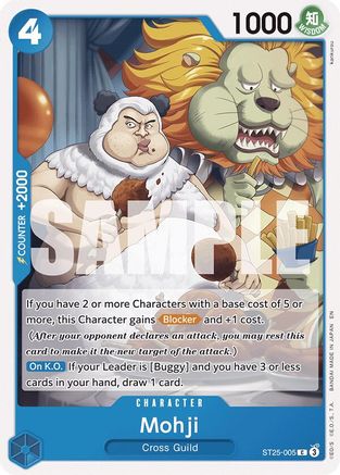 Mohji [Starter Deck 25: BLUE Buggy] Common