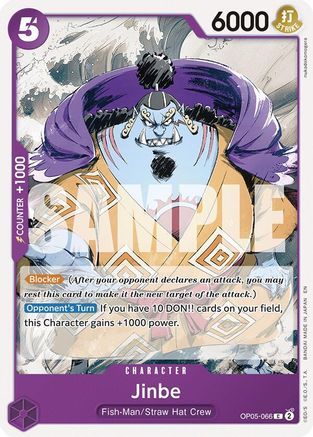 Jinbe (Reprint) [Starter Deck 26: PURPLE/BLACK Monkey.D.Luffy] Common