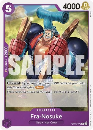 Fra-Nosuke (Reprint) [Starter Deck 26: PURPLE/BLACK Monkey.D.Luffy] Uncommon