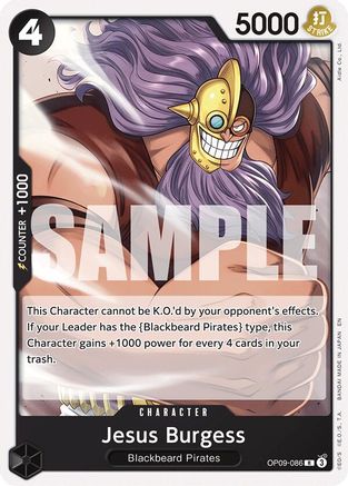 Jesus Burgess (Reprint) [Starter Deck 27: BLACK Marshall.D.Teach] Rare