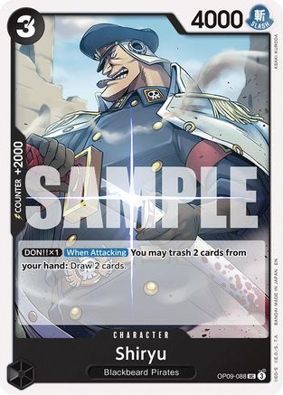 Shiryu (Reprint) [Starter Deck 27: BLACK Marshall.D.Teach] Uncommon