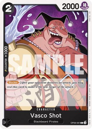 Vasco Shot (Reprint) [Starter Deck 27: BLACK Marshall.D.Teach] Common