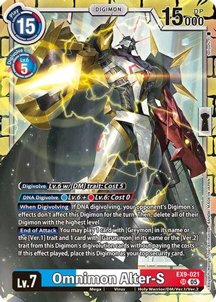 Omnimon Alter-S  (EX9-021) [Versus Monsters] Foil