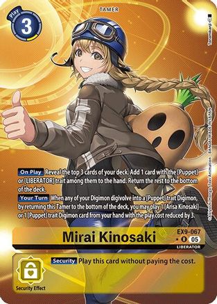 Mirai Kinosaki (Alternate Art)  (EX9-067) [Versus Monsters] Foil