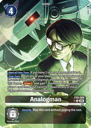 Analogman (Alternate Art)  (EX9-068) [Versus Monsters] Foil