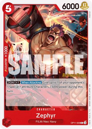 Zephyr [A Fist of Divine Speed Release Event Cards] Common