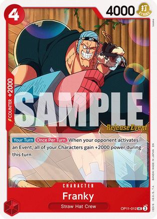 Franky [A Fist of Divine Speed Release Event Cards] Uncommon