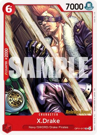 X.Drake [A Fist of Divine Speed Release Event Cards] Uncommon