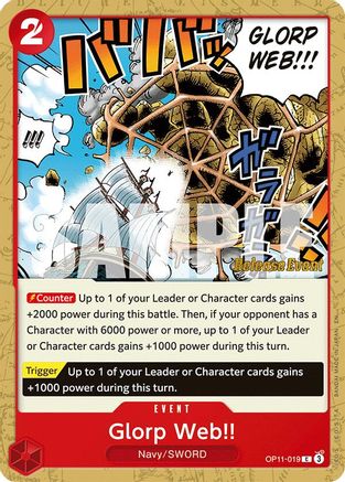 Glorp Web!! [A Fist of Divine Speed Release Event Cards] Common
