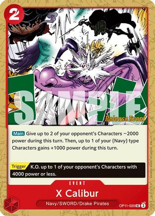 X Calibur [A Fist of Divine Speed Release Event Cards] Uncommon