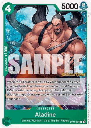 Aladine [A Fist of Divine Speed Release Event Cards] Common