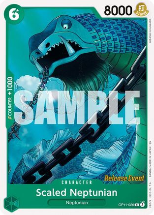 Scaled Neptunian [A Fist of Divine Speed Release Event Cards] Common