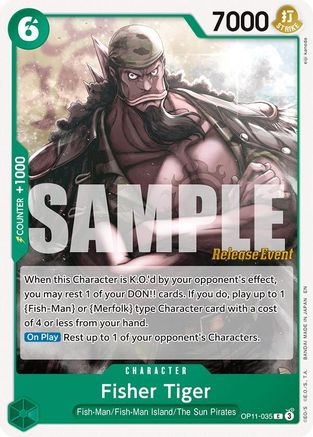 Fisher Tiger [A Fist of Divine Speed Release Event Cards] Common