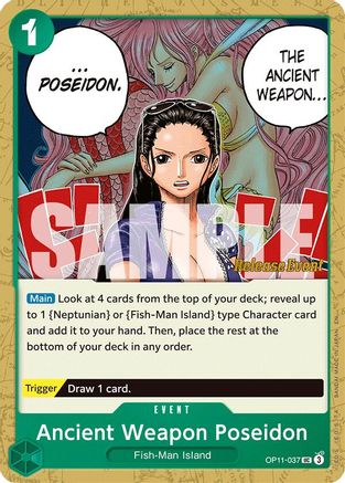 Ancient Weapon Poseidon [A Fist of Divine Speed Release Event Cards] Uncommon