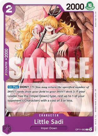 Little Sadi [A Fist of Divine Speed Release Event Cards] Common